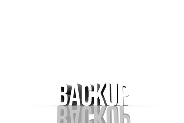 Digital image of backup text 