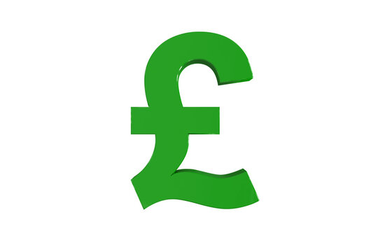 Illustration of British currency symbol