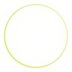 Basic shape neon background. Electric geometric shape with light flare glow on transparent. Shining logo border design for casino night club disco rave party in 1980 style vector illustration