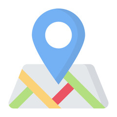 Map Flat Icon