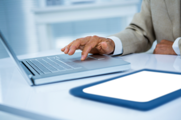 Cropped image of businessman