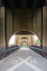 Bridge Arches with Bike Path
