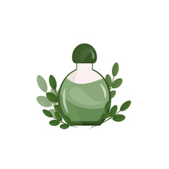 vector tea fragrance perfume.illustration of cosmetics