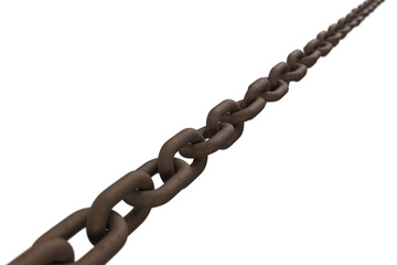 Obraz premium 3d image of rusty metallic chain 