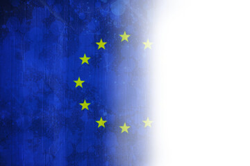 Half EU flag