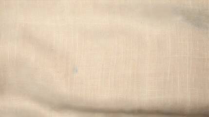 Fototapeta premium Beige or Undyed Linen Fabric Texture Background
