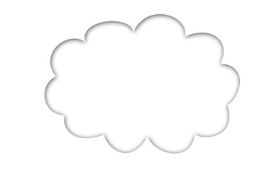 Digital image of clouds
