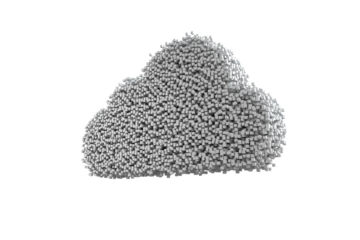 Computer graphic image of cloud