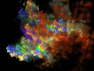 Imaginatory fractal abstract background Image