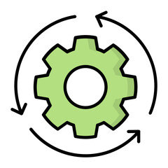 Setting Refresh Line Color icon