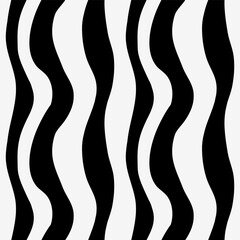 Seamless abstract striped vector pattern