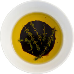Herbs in olive oil