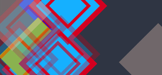 abstract geometric shape background design. Colorful background	
