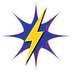 Thunder ray icon