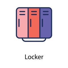 Locker icon. Suitable for Web Page, Mobile App, UI, UX�and�GUI�design.