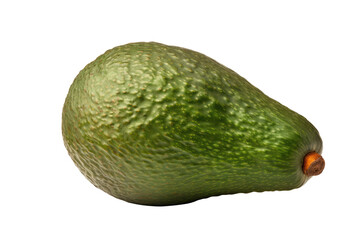 avocado isolated on the white background. generative ai