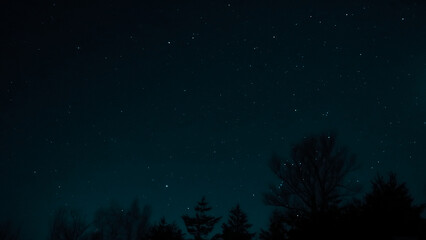 Fototapeta na wymiar Night starry sky, dark blue space background with stars.