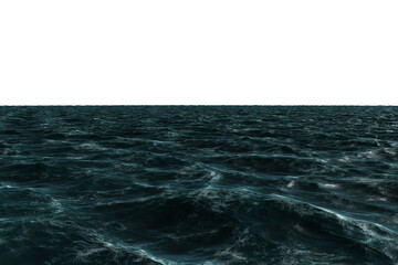 Obraz premium Rough blue ocean