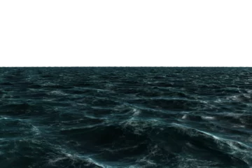 Foto op Plexiglas Rough blue ocean © vectorfusionart