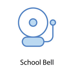 School Bell icon. Suitable for Web Page, Mobile App, UI, UX�and�GUI�design.