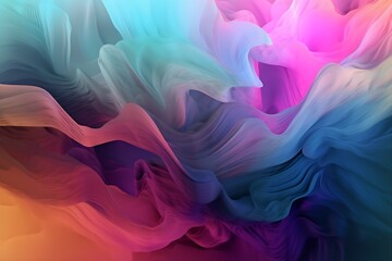 Obraz premium background graphic cyberspace flow concept geometric red wave generative ai pink. Generative AI.