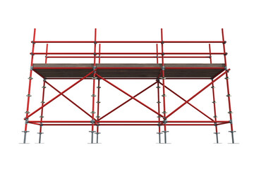 3d image of crossed metal structure