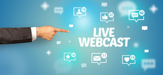 Close-Up Of Cropped Hand Pointing