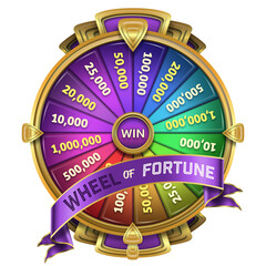 3D image of fortune wheel
