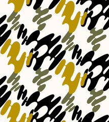 Seamless camouflage pattern, modern sportive geometric print.