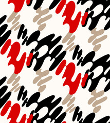 Seamless camouflage pattern, modern sportive geometric print.