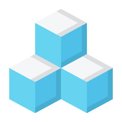 Blocks Flat Icon