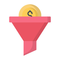 Funnel Flat Icon