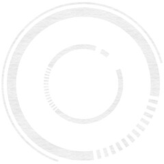 Digital composite of circular shape