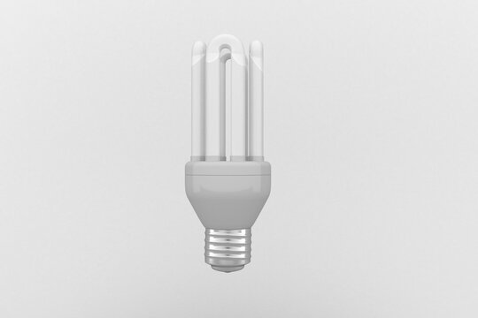 Digital image of energy efficient lightbulb
