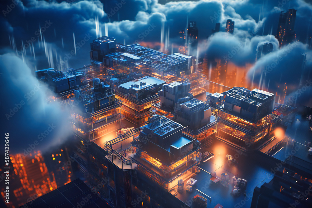 Aufkleber cloud computing offers scalable, flexible infrastructure that drives digital innovation and reduces 