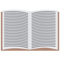 Digital image of opened book