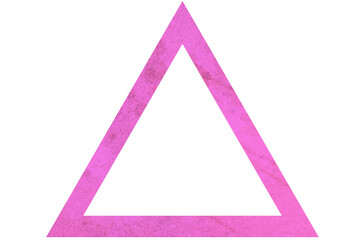 Geometric triangle shape