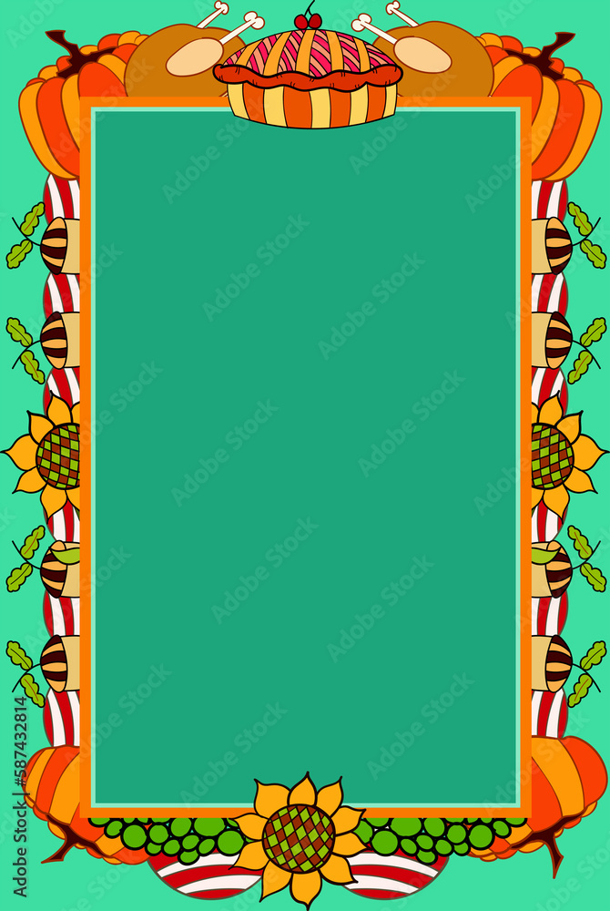 Poster composite image of empty picture frame