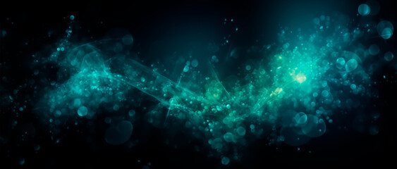 Naklejka premium top view glowing realistic style graphic background for presentation