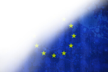 Half EU flag © vectorfusionart