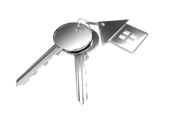 Digital composite image of keys