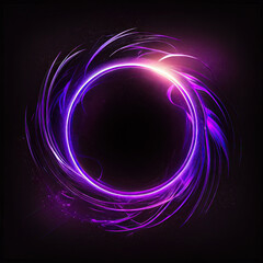 3D render illustration. Made by AI Midjourney.
magic glow circle, amazing things for any web project or animation