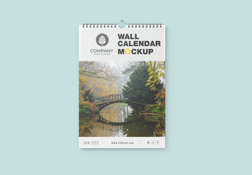 Wall Calendar Mockup