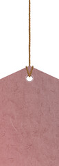 Coral pink price tag