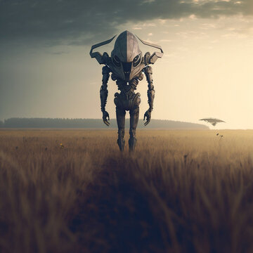 Robot with artificial intelligence conquers the world