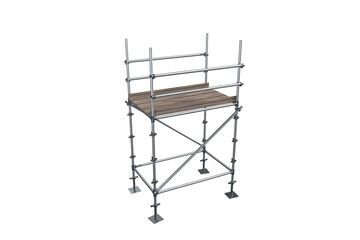 3d image of scaffolding