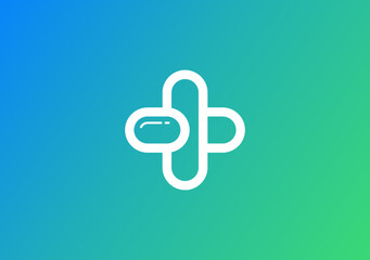 Generic symbol for medicine capsule