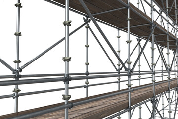 3d image of construction scaffolding