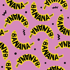 seamless background with bananas