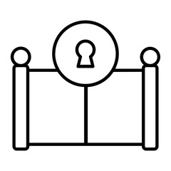 Api Gate Outline Icon